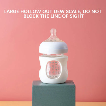 Baby Feeding Bottle Protective Silicone Cover Anti-Breakage Insulated Sleeve
