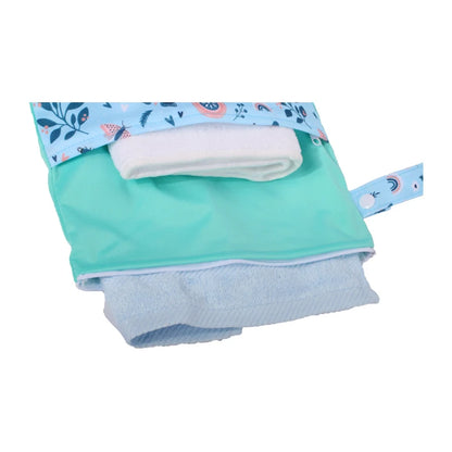 Babyshow Wet Dry Mommy Diaper Bag 35x25cm with Two Zippers