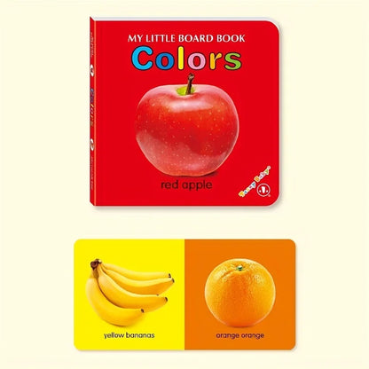 Baby Colorful Pattern Card Books Interactive Sensory Early Education Toy