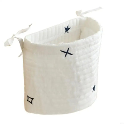Portable Baby Care Hanging Organizer Crib Storage Diaper Bag Cotton