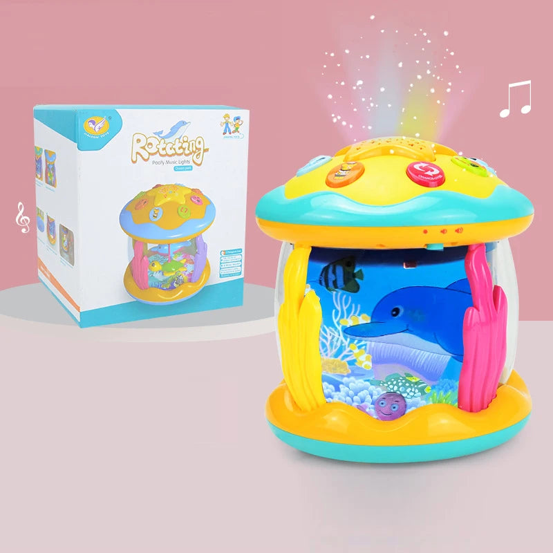 Baby Ocean Light Rotary Projector Musical Toy 1-3 Years