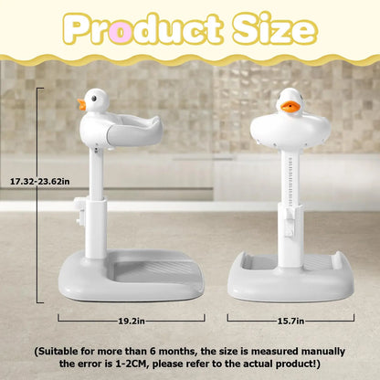 Baby Standing Bath Maker Portable Shower Stand Baby Bath Support Hands-Free