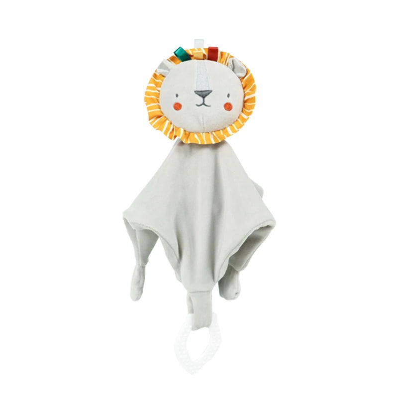 Baby Security Blanket Soft Plush Animal Soothing Toy