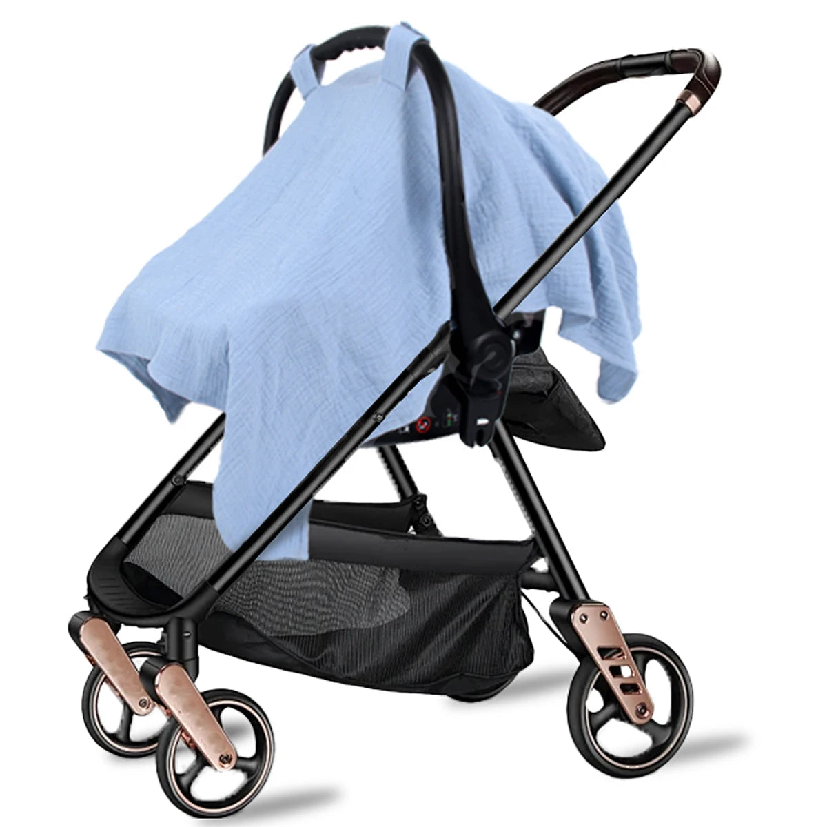 Baby Safety Seat Breathable Cotton Stroller Sunshade Cover