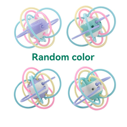 Baby Manhattan Teething Ball Soft Rubber Rattle Newborn Toy