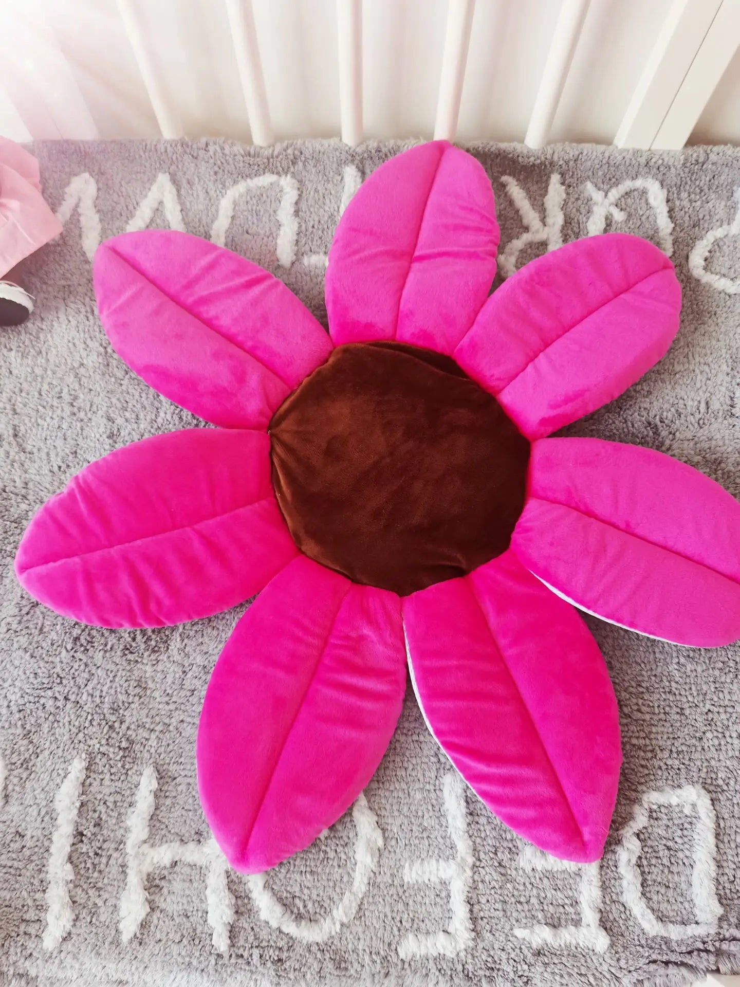 Baby Bath Pad Soft Flower Petals for Infant Sink and Bathtub