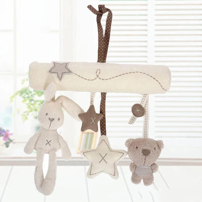 Hanging Plush Baby Hand Bell Toy for Stroller