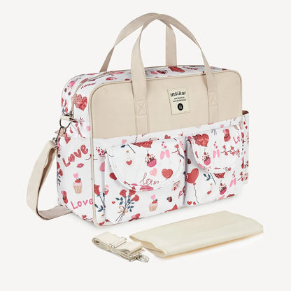 Multifunction Waterproof Single-Shoulder Baby Diaper Crossbody Bag