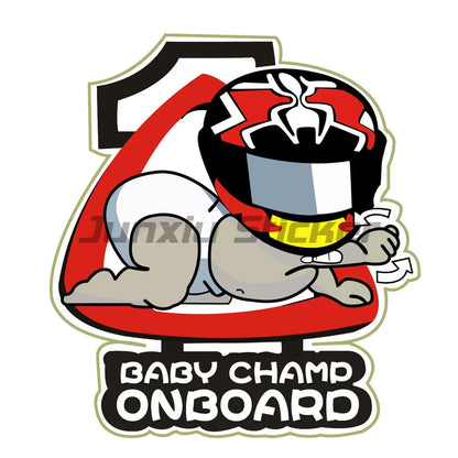 Super Baby On Board Sticker Car Motorcycle Window Bumper Warning Vinyl Decal