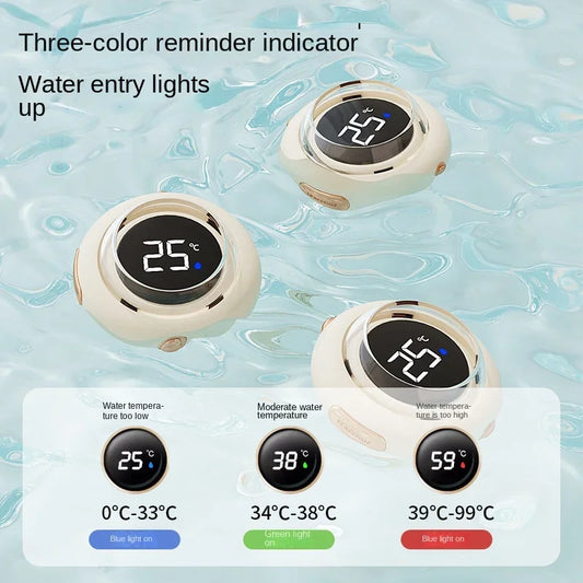Baby Bath Thermometer Digital Floating Spaceship Water Temperature Gauge