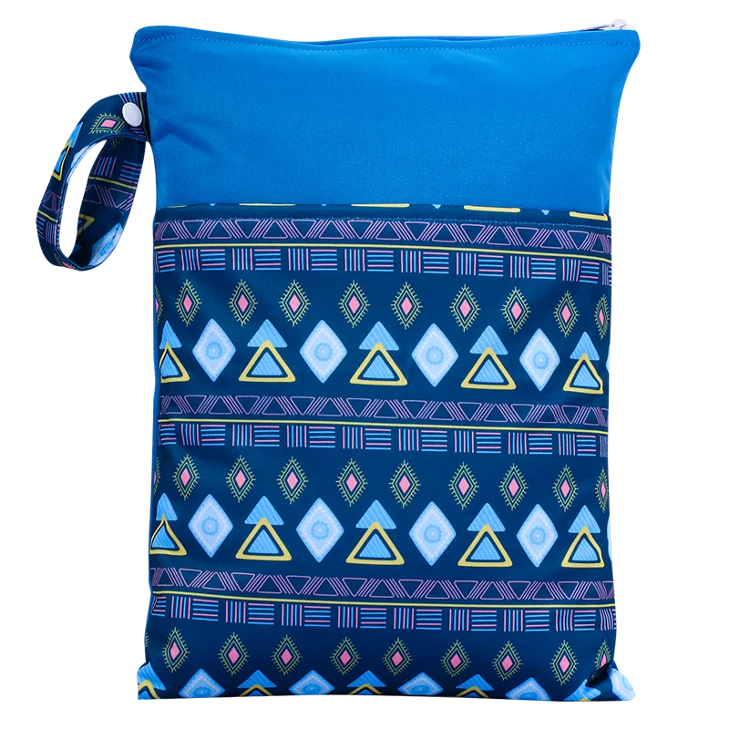 Babyshow Wet Dry Mommy Diaper Bag 35x25cm with Two Zippers