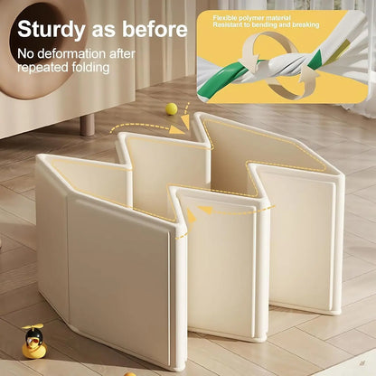 Portable Baby Bathtub Quick Pop-Up Non-Inflatable Space-Saving Tub for Infants 0–8 Years