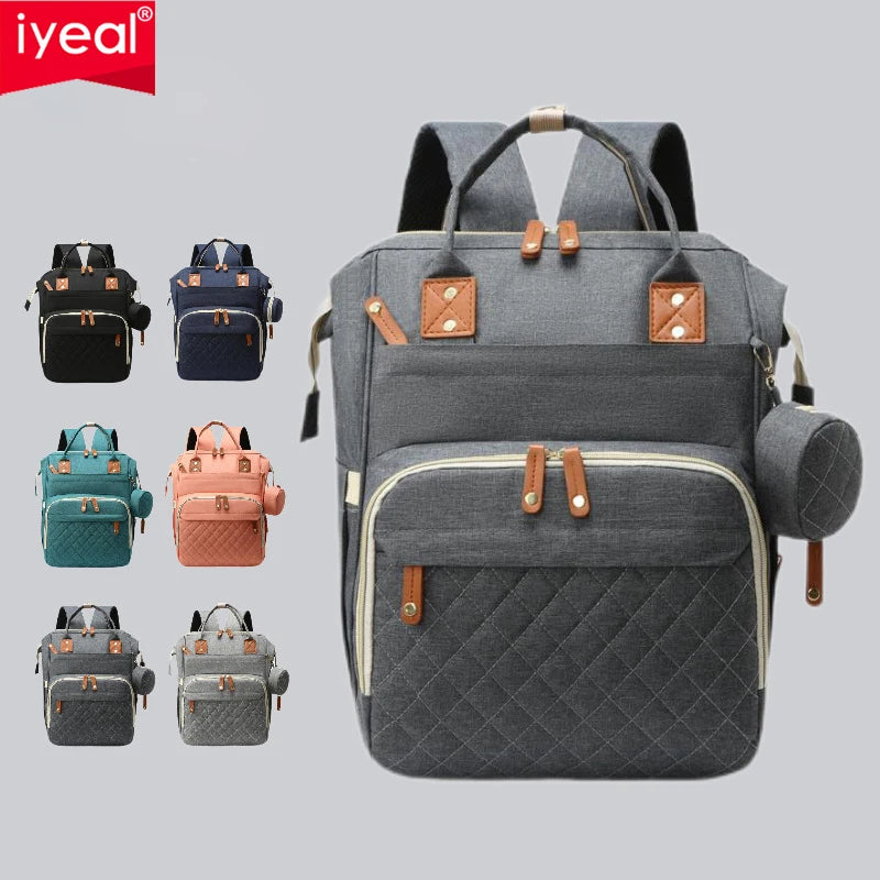 Waterproof Travel USB Mommy DiaperLarge Capacity Backpack
