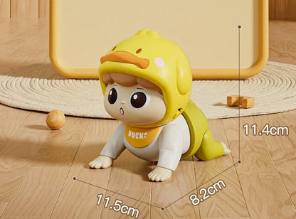 Baby Crawling Doll Toy Electric Sound Educational Toddler Toy 0-12M