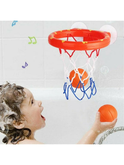 Baby Bath Toy Toddler Basketball Hoop Water Dinosaur Bathtub Play Set