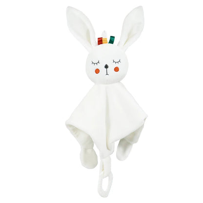 Baby Security Blanket Soft Plush Animal Soothing Toy