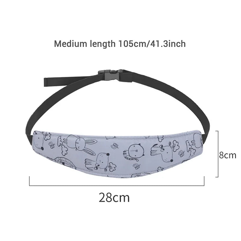 Baby Car Seat Head Support Adjustable Safety Belt Pillow