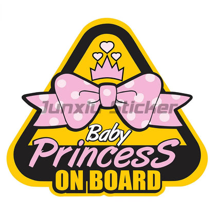 Super Baby On Board Sticker Car Motorcycle Window Bumper Warning Vinyl Decal
