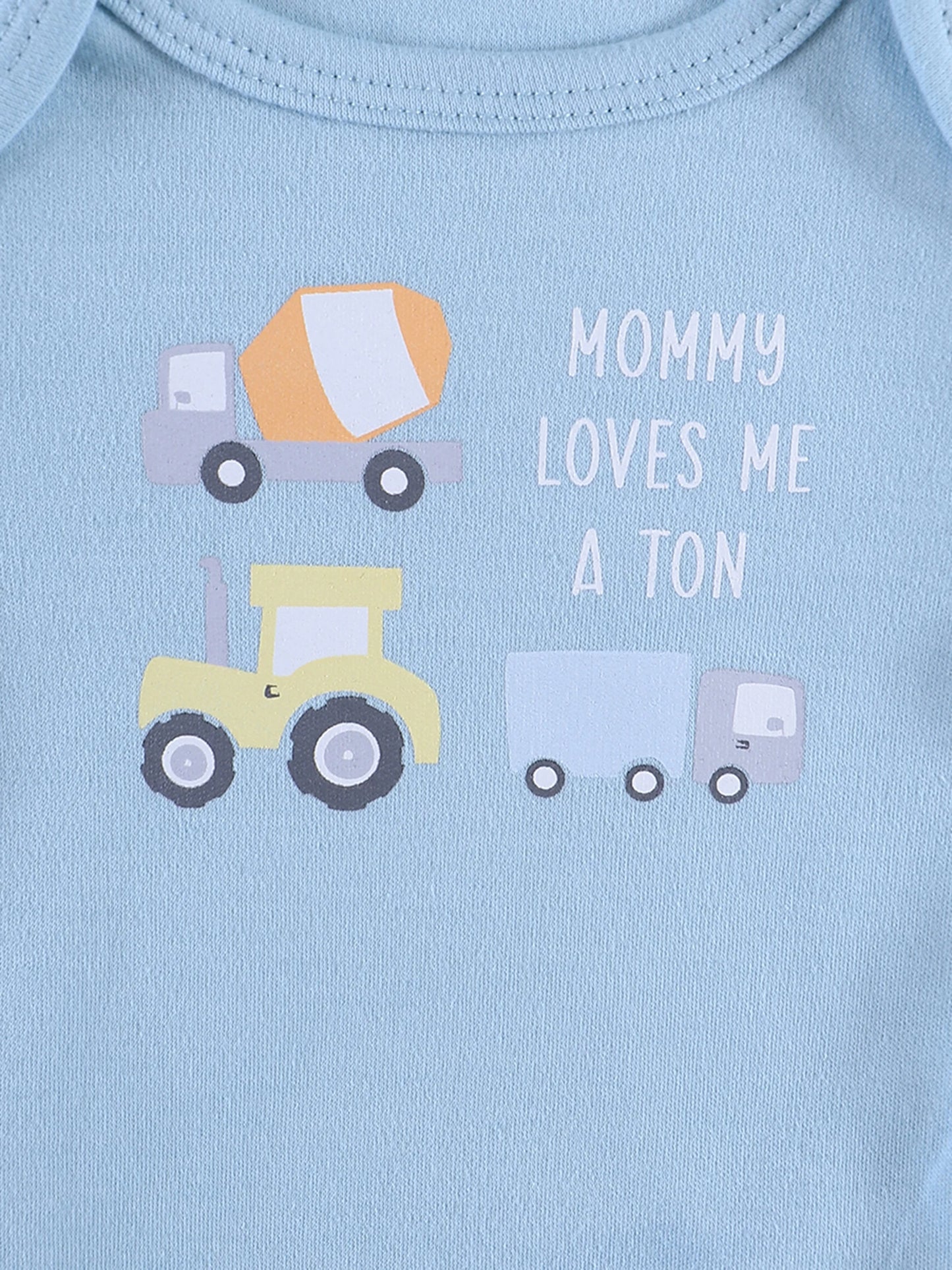 Baby Boy 3PCS Summer Short-Sleeve Cotton Onesies Newborn 0-9 Months