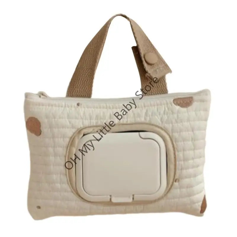 Portable Wet Wipes Case Stroller Hanging Bag for Baby Essentials