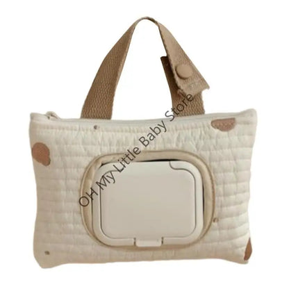 Portable Wet Wipes Case Stroller Hanging Bag for Baby Essentials