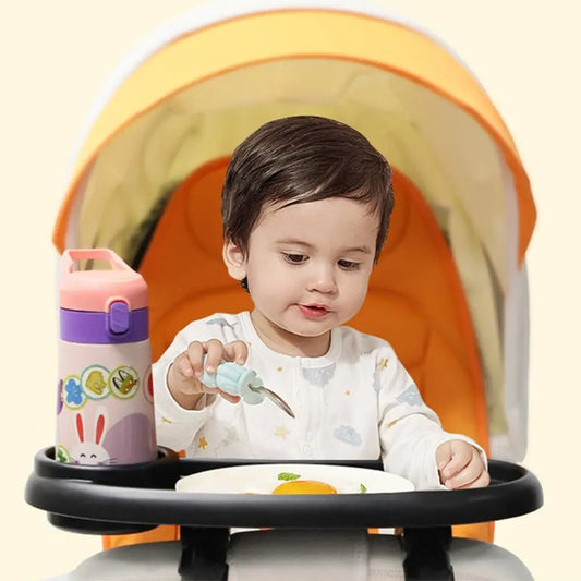 Baby Stroller Cup Holder Milk Bottle Holder Pram Snack Tray Baby Feeding Stroller Accessory