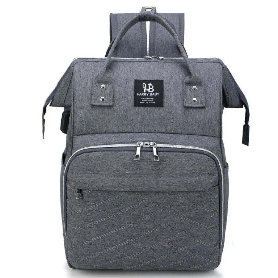 Mommy Diaper Bag Large Capacity Stroller Hanging Backpack with Changing Mat