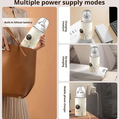 Baby Bottle Warmer Multifunctional Milk Mixer Heater BPA-Free Feeding Warmer
