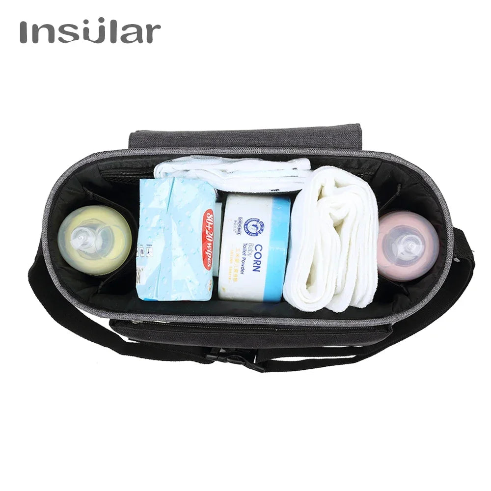 Multifunction Baby Diaper Bag Stroller Organizer Bottle Holder