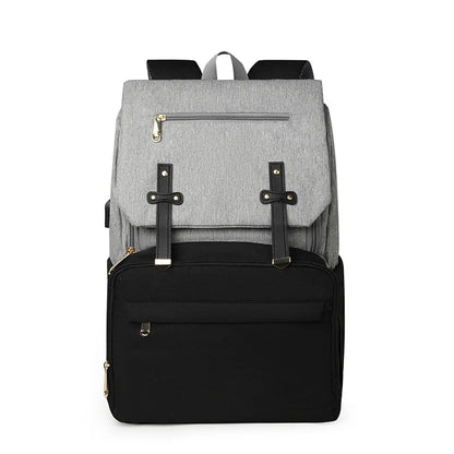 Mommy Bag USB Charging Large Capacity Diaper Bag