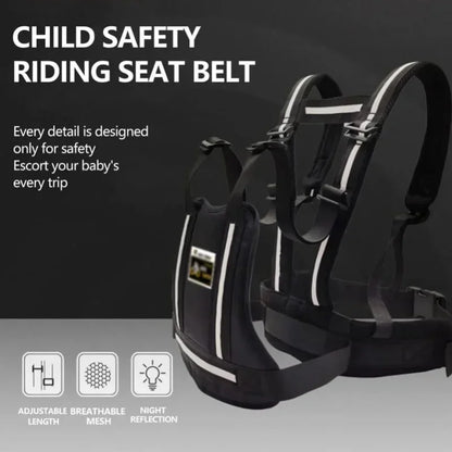 Child Seat Baby Carrier Belt Motorcycle Safety Belt Adjustable Non-Slip Protection Belt