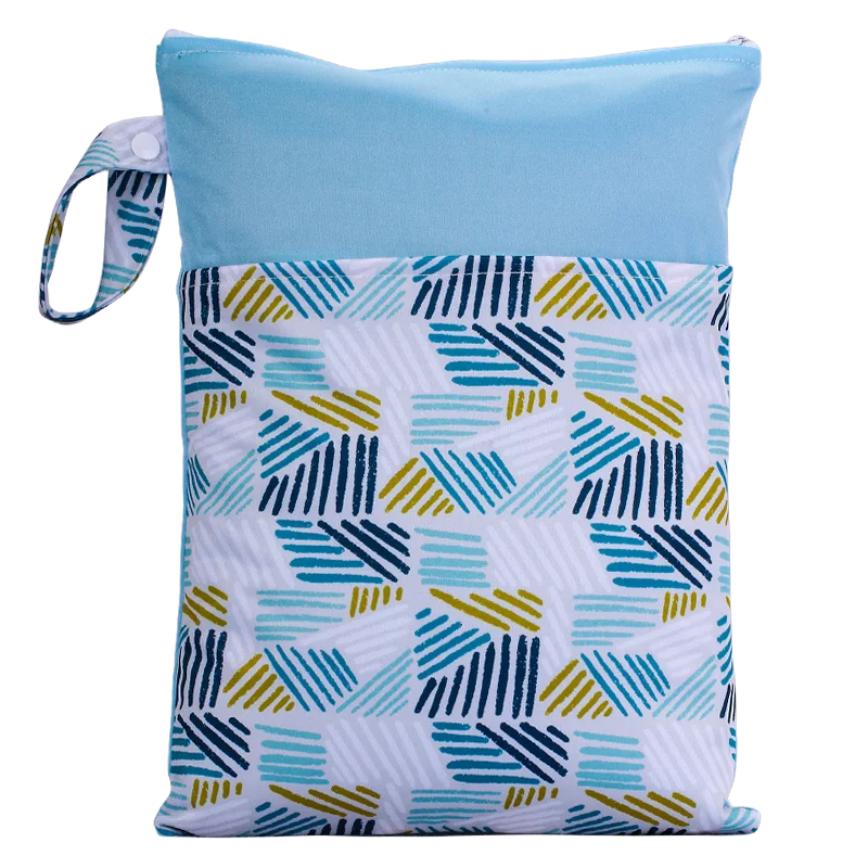 Babyshow Wet Dry Mommy Diaper Bag 35x25cm with Two Zippers