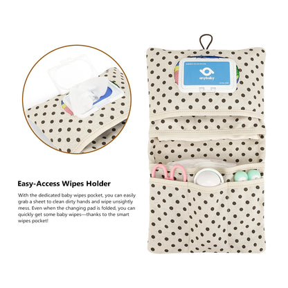 Portable Baby Bag Organizer Mini Diaper Pouch Travel Stroller Essentials