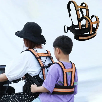 Child Seat Baby Carrier Belt Motorcycle Safety Belt Adjustable Non-Slip Protection Belt