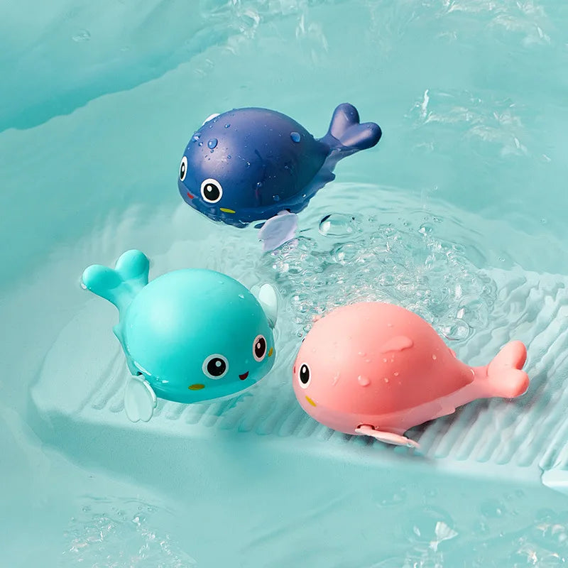 Clockwork Baby Bath Toys Swimming Cute Animal Bathing Fun Kids Water Play