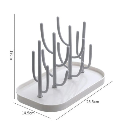 Baby Bottle Drying Rack Detachable Holder for Nipples Cups Pump Parts