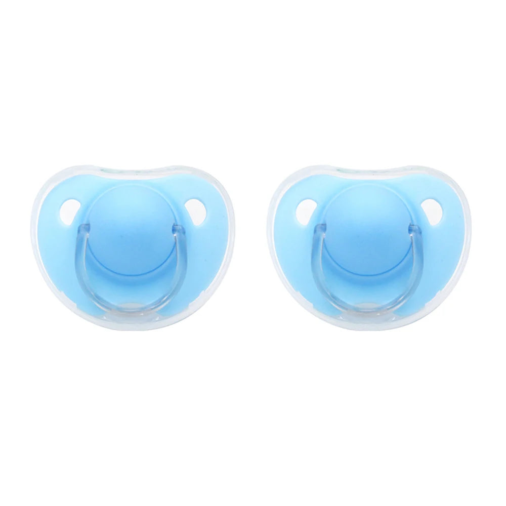 2 Pcs Baby Pacifier Soother with Cover Day & Night Use