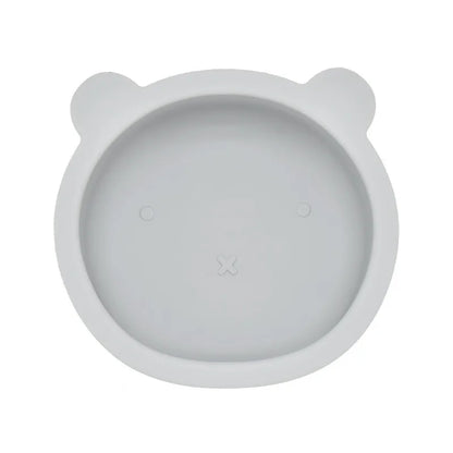 BPA Free Baby Silicone Feeding Bowl Suction Anti-Slip Cartoon Kids Dinnerware
