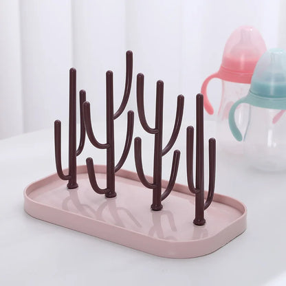 Baby Bottle Drying Rack Detachable Holder for Nipples Cups Pump Parts