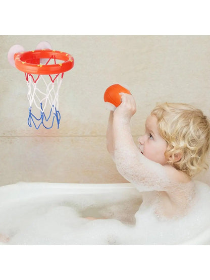 Baby Bath Toy Toddler Basketball Hoop Water Dinosaur Bathtub Play Set