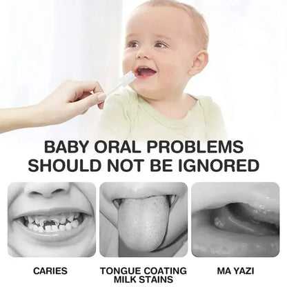 30/60 Pcs Baby Oral Cleaning Stick Disposable Newborn Oral Care Toothbrush