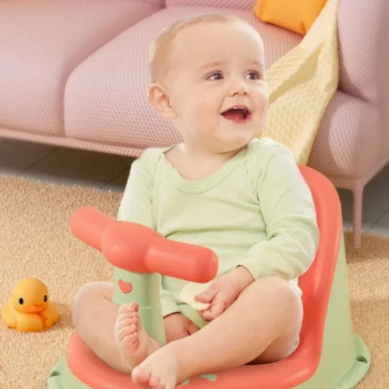 Baby Bath Seat Anti-Slip Suction Cup Portable Shower Seat