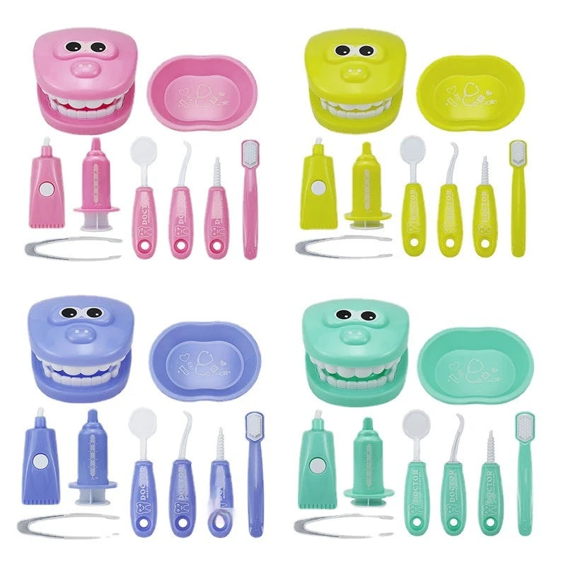Montessori Kids Dentist Role Play Toy Parent-Child Learning Set