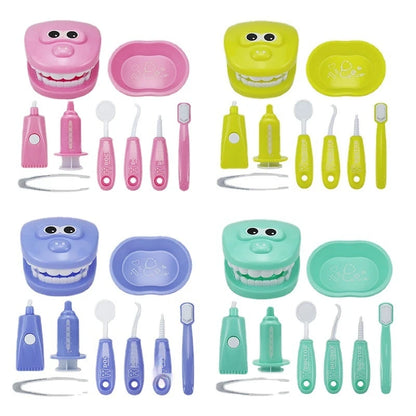 Montessori Kids Dentist Role Play Toy Parent-Child Learning Set