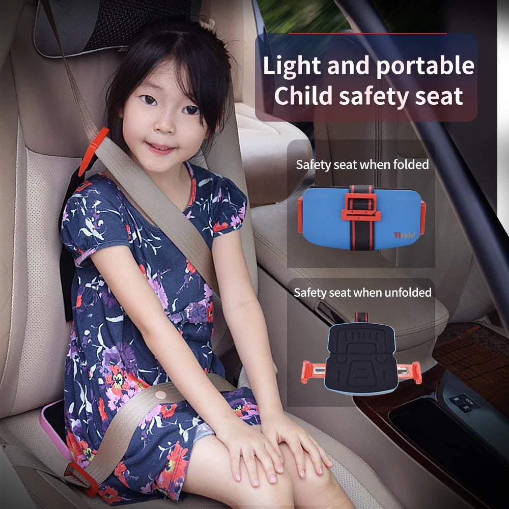 Mifold Portable Baby Car Seat Safety Booster Foldable Harness