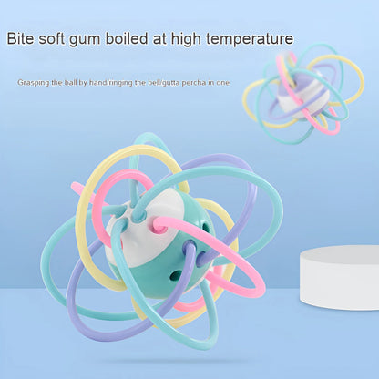 Baby Manhattan Teething Ball Soft Rubber Rattle Newborn Toy