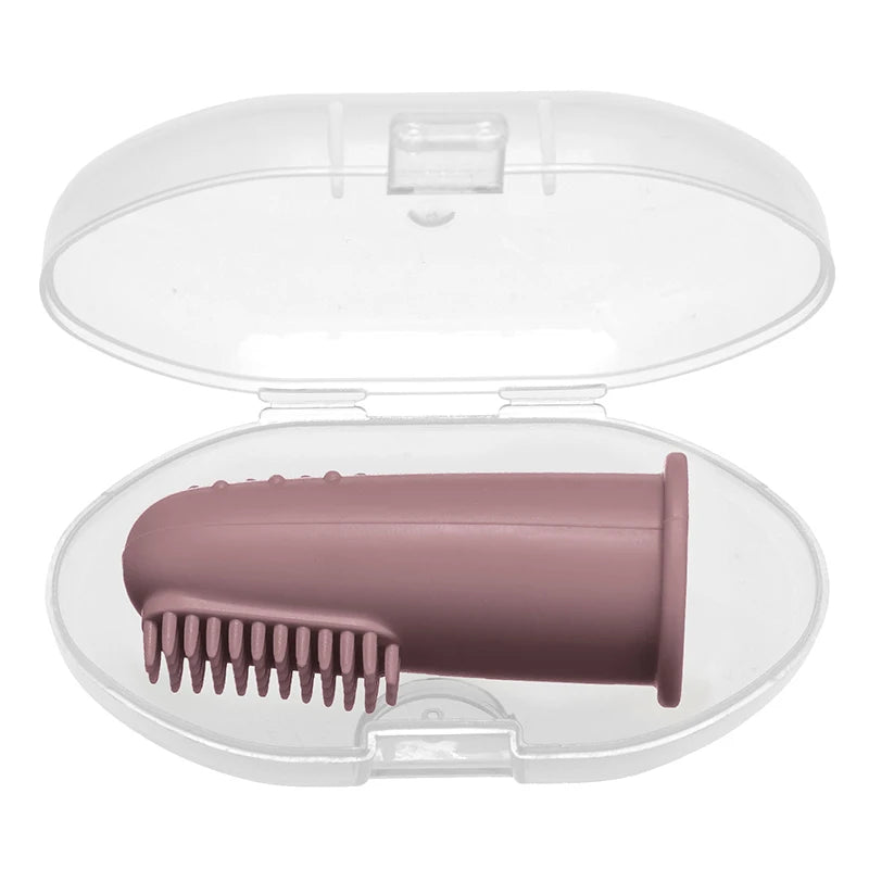 Baby Soft Finger Toothbrush BPA-Free Silicone Infant Oral Care Brush