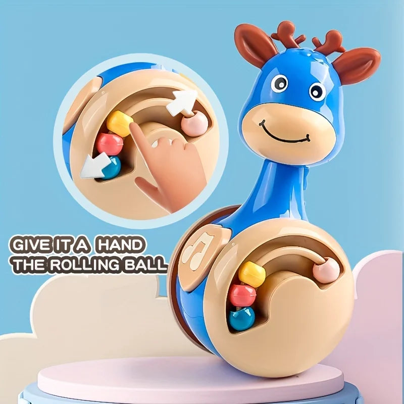 Roly Poly Baby Tumbler Wobbler Toy 6-12 Months Infant Learning Toy