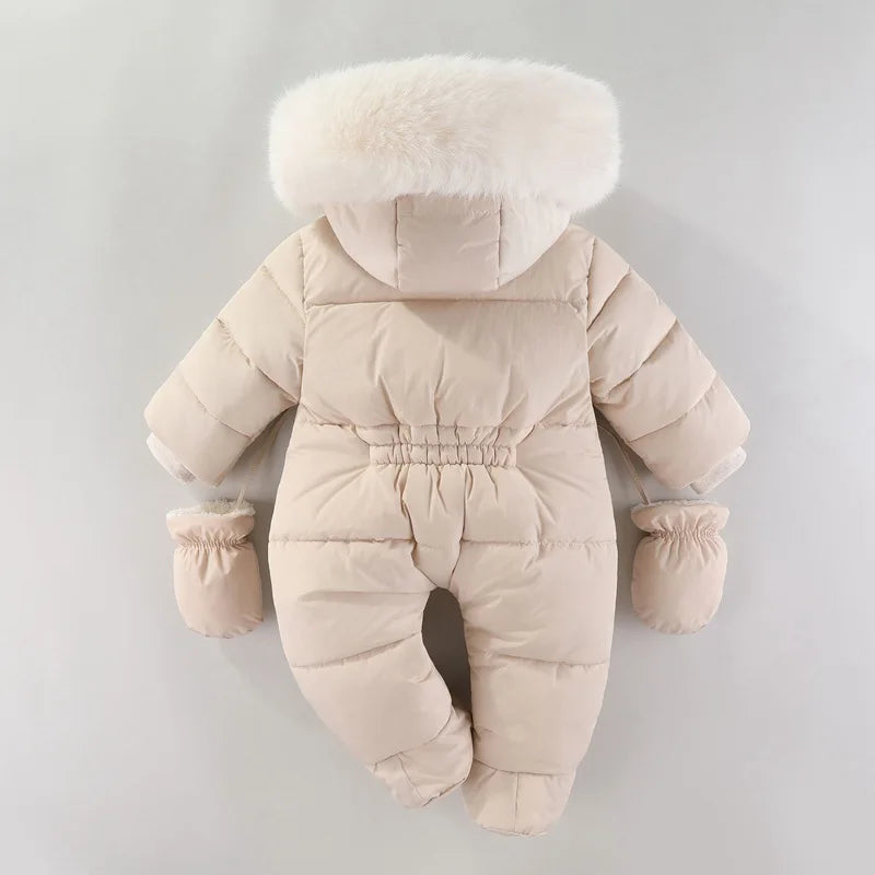 Baby Clothing Boys Girls Jumpsuit Fleece Cotton Winter Jacket Outdoor