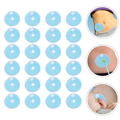 24 Pcs Reusable Cotton Feeding Support Pad G Tube Accessories Washable Nursing